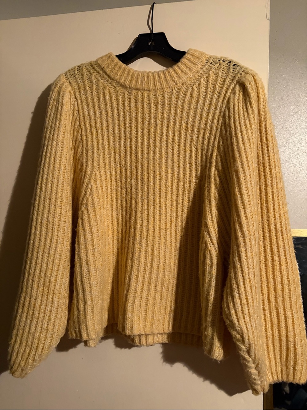 Topshop Ribbed Knit Sweater